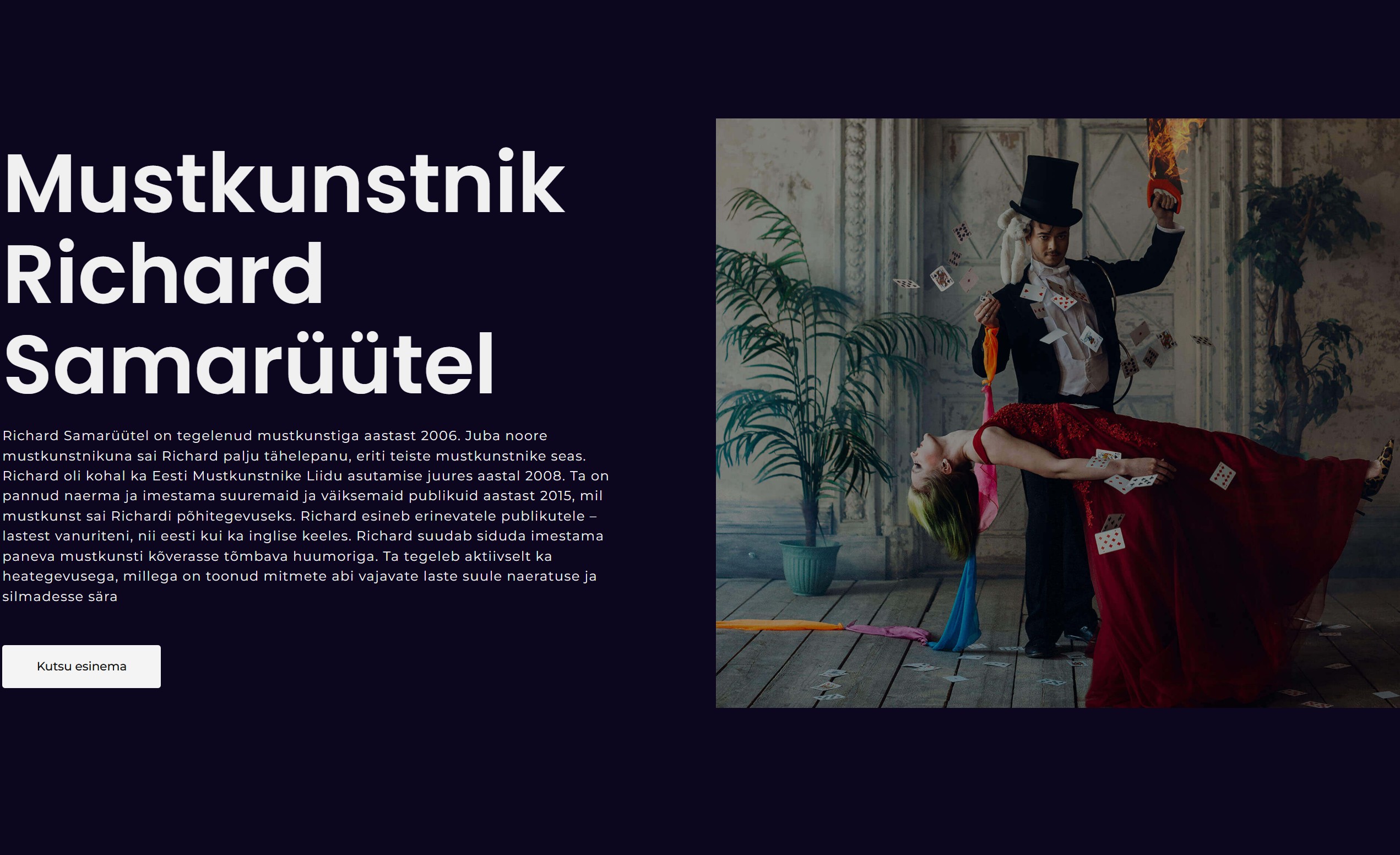 Mustkunstnik Richard Samarüütel